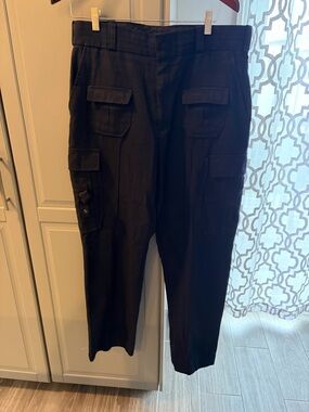 Classic dark blue Cargo Pants with Multi-Pocket Utility Style